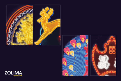 霓虹不滅 - 六張明信片套裝